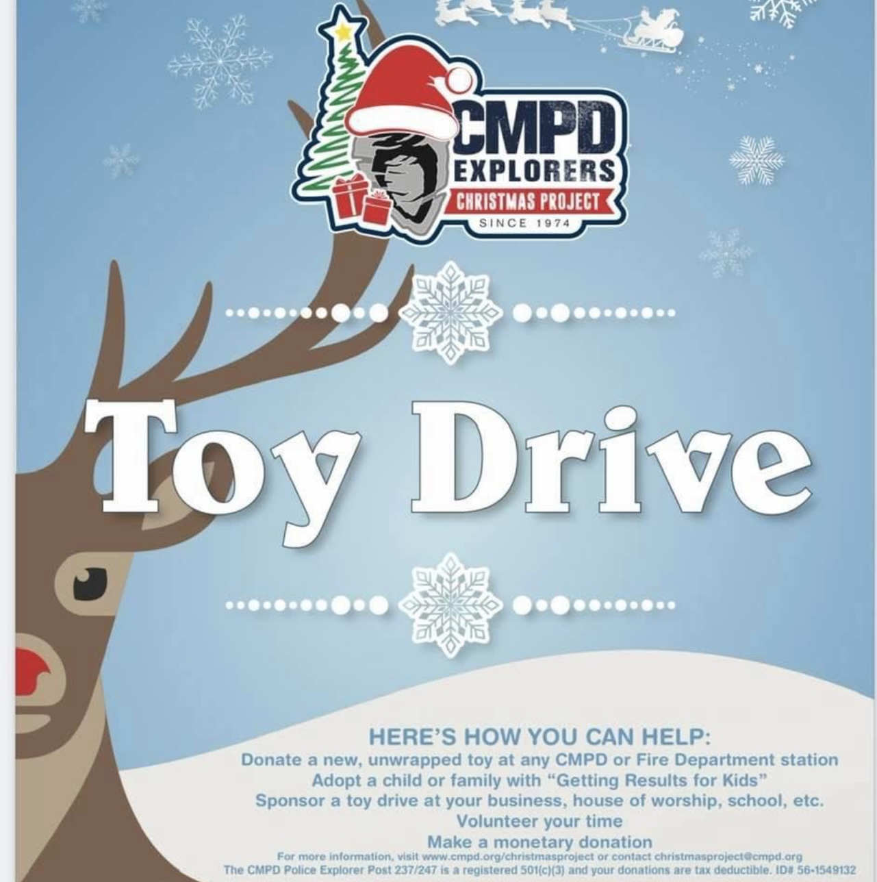 CMPD Xmas Toy Drive F3 Metro